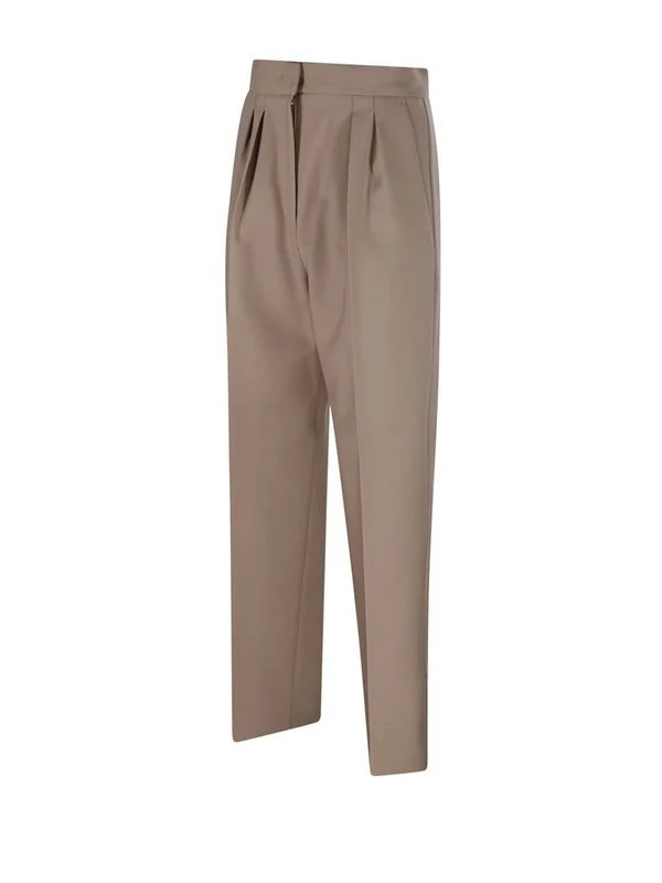 Pleated Wool Pants - Image 2