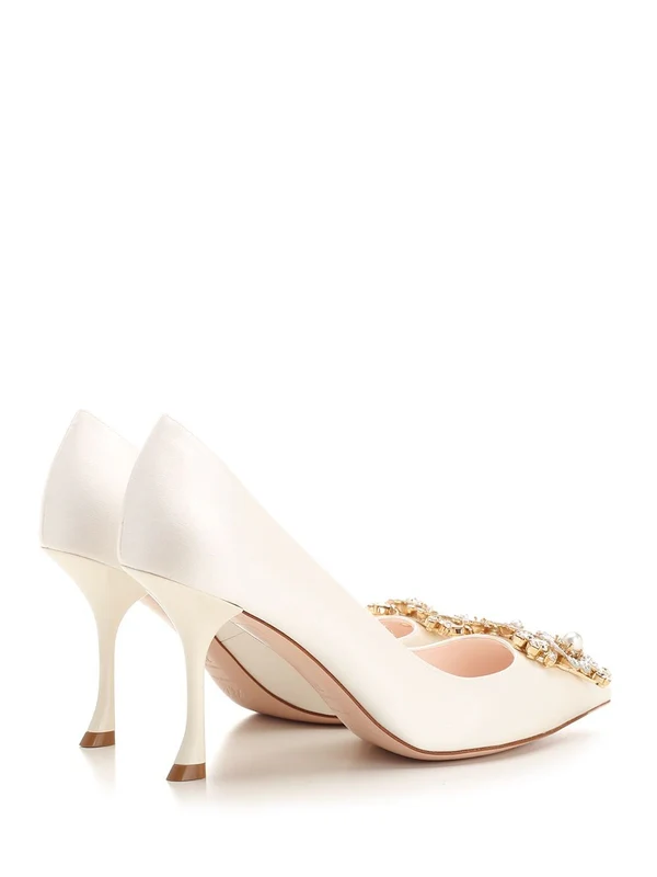 Efflorescence Satin Pumps Heel - Image 3