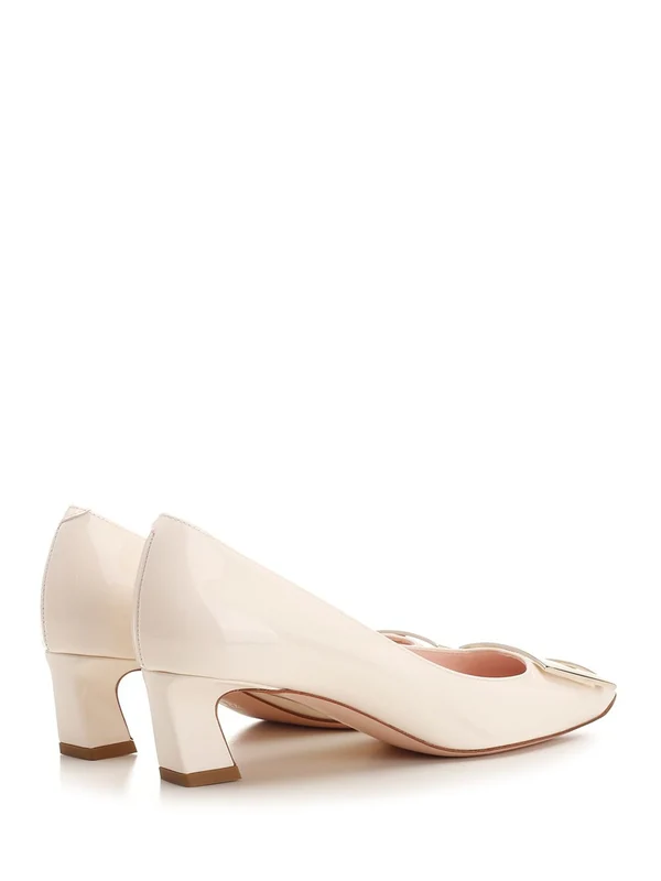 Trompette Leather Pumps Heel - Image 3