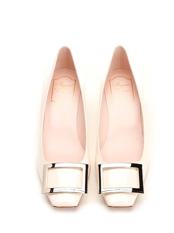 Trompette Leather Pumps Heel - Image 5