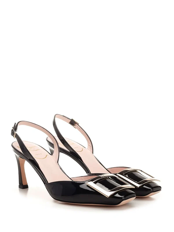 Trompette Leather Slingback Heel - Image 2