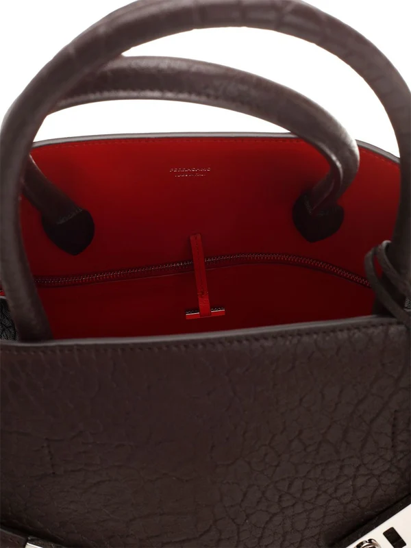Hug Me Leather Tote Bag - Image 4