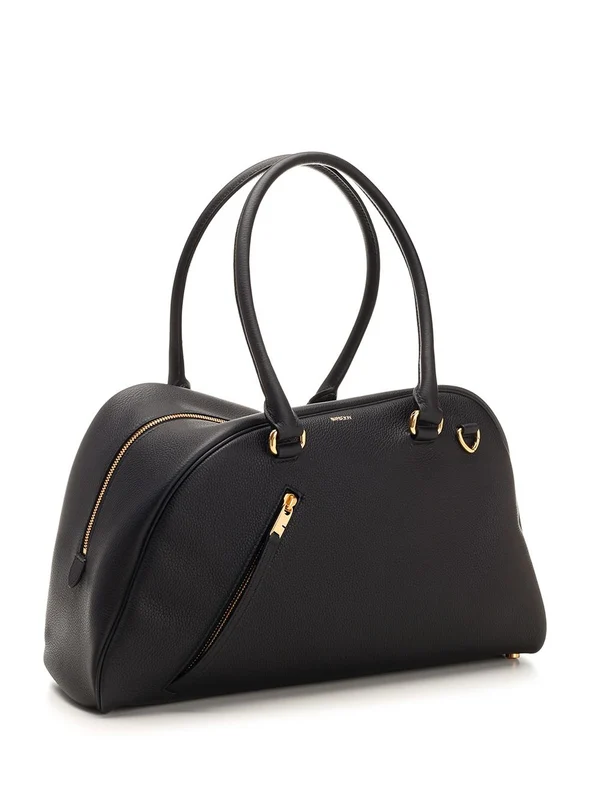 Shield Twin Grain Leather Large Tote Bag - Image 2