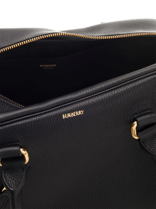 Shield Twin Grain Leather Large Tote Bag - Image 4