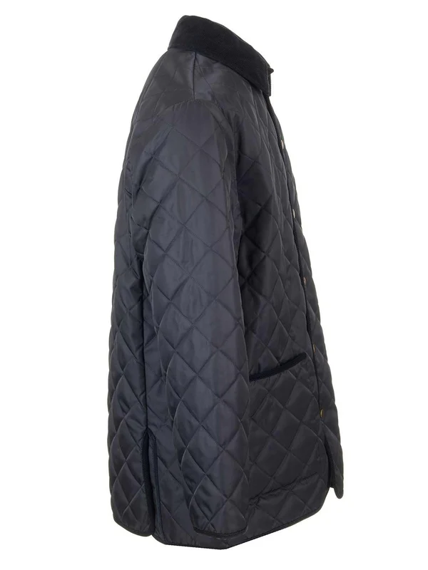 V Logo Quilted Nylon Jacket - Image 3