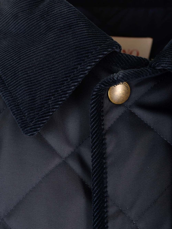 V Logo Quilted Nylon Jacket - Image 5