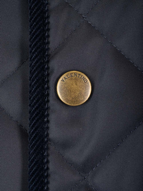 V Logo Quilted Nylon Jacket - Image 7