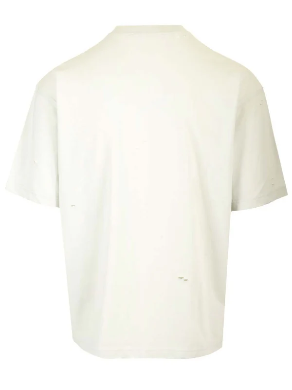 Distressed Logo Printed Short-sleeve T-shirt - Image 2
