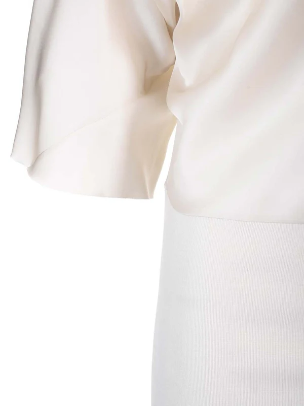 Charmeuse Draped Blouse - Image 5