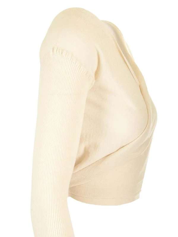 Hollywood Crop Wrap Knit - Image 3