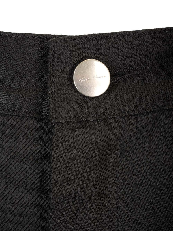 Linen Twill Long Skirt - Image 4