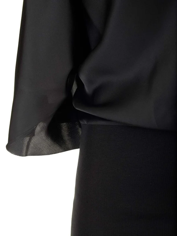 Charmeuse Draped Blouse - Image 4