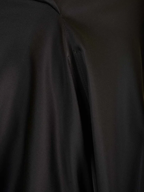 Charmeuse Draped Blouse - Image 6