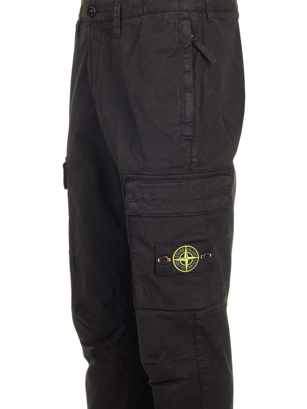 Wappen Patch Cotton Trousers - Image 3