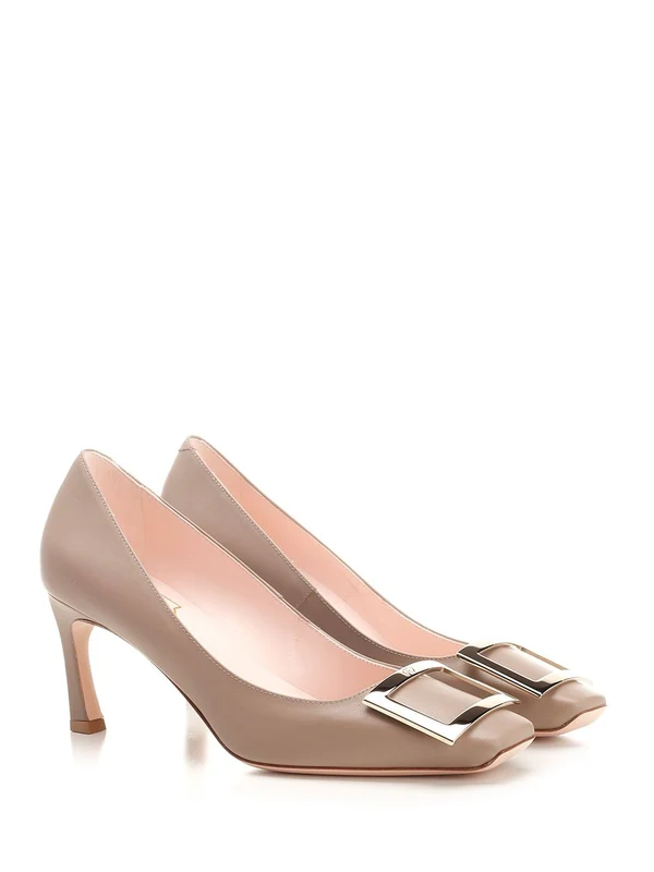 Belle Vivier Leather Pumps Heel - Image 2