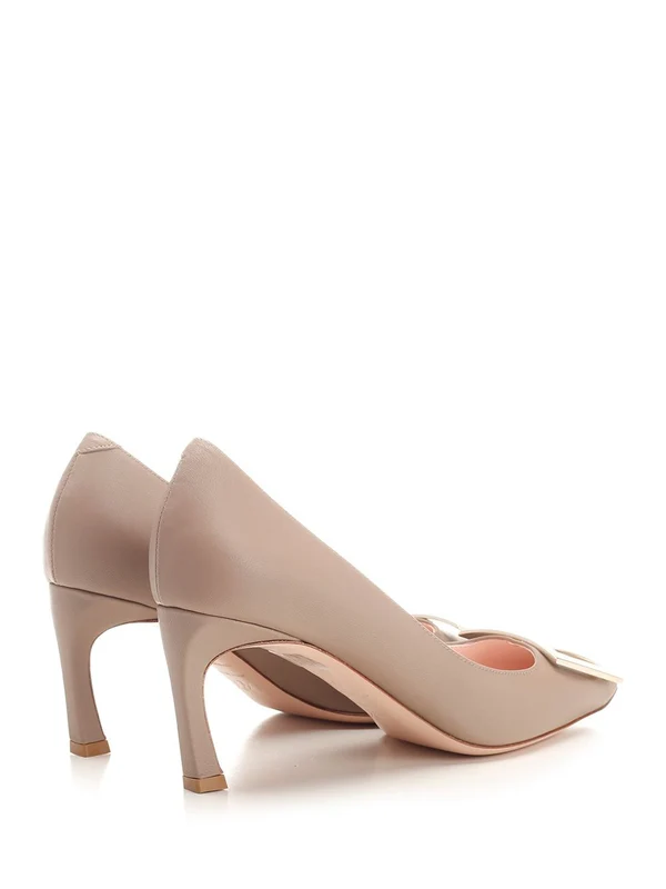 Belle Vivier Leather Pumps Heel - Image 3
