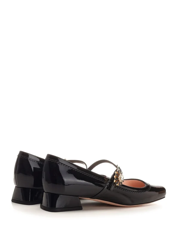 Tres Vivier Mary Jane Pumps Heel - Image 3