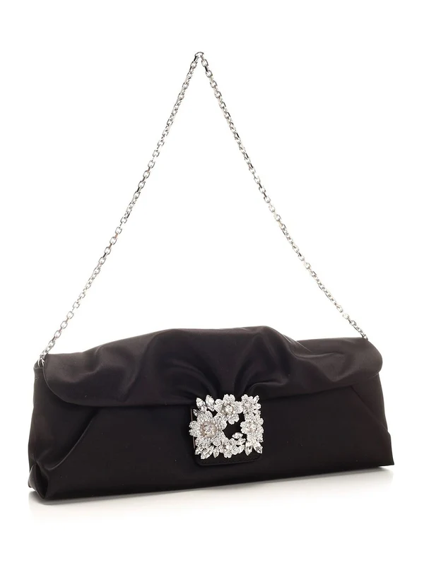 Bouquet Strass Buckle Clutch Shoulder Bag - Image 2