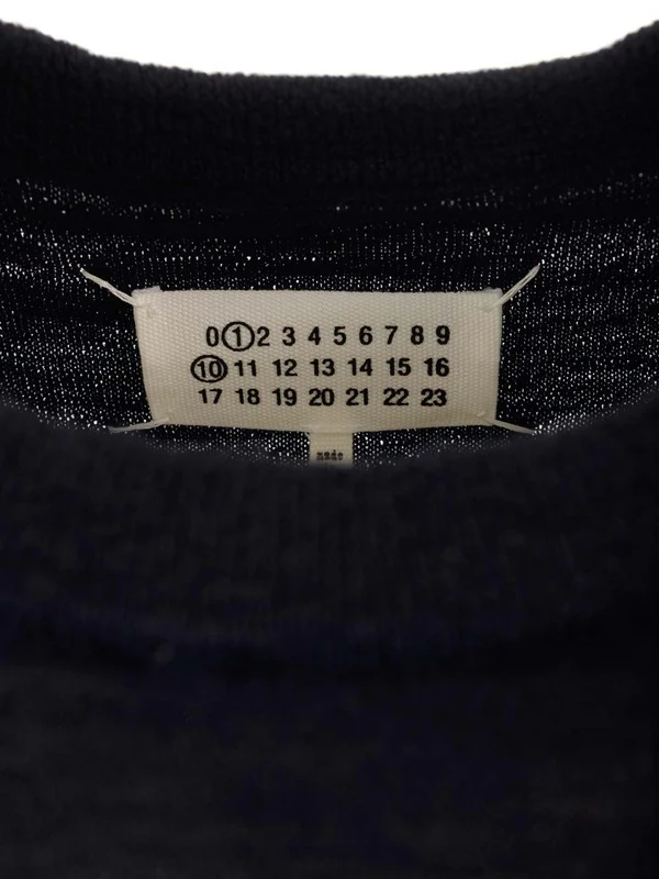 Elbow Patch Crewneck Wool Sweater - Image 3