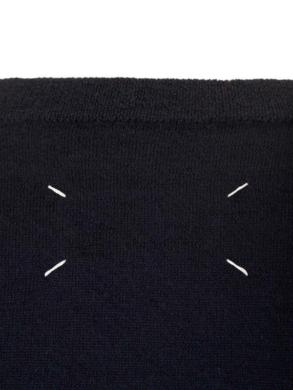 Elbow Patch Crewneck Wool Sweater - Image 6