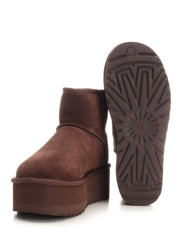 Classic Mini Platform Ankle Boots - Image 5