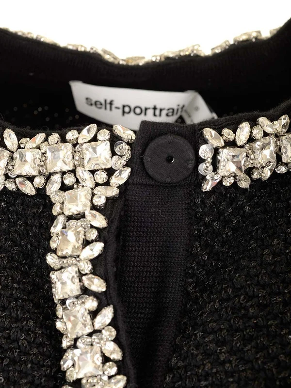 Sequin Embellished Crewneck Cardigan - Image 3