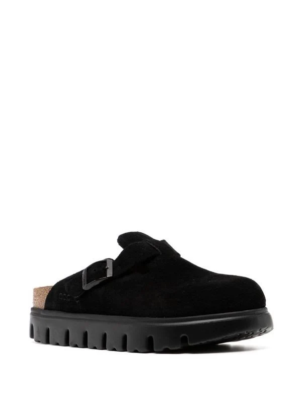 Boston Chunky Suede Mules - Image 3