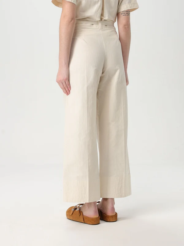 Drawstring Detail Cotton Pants - Image 3
