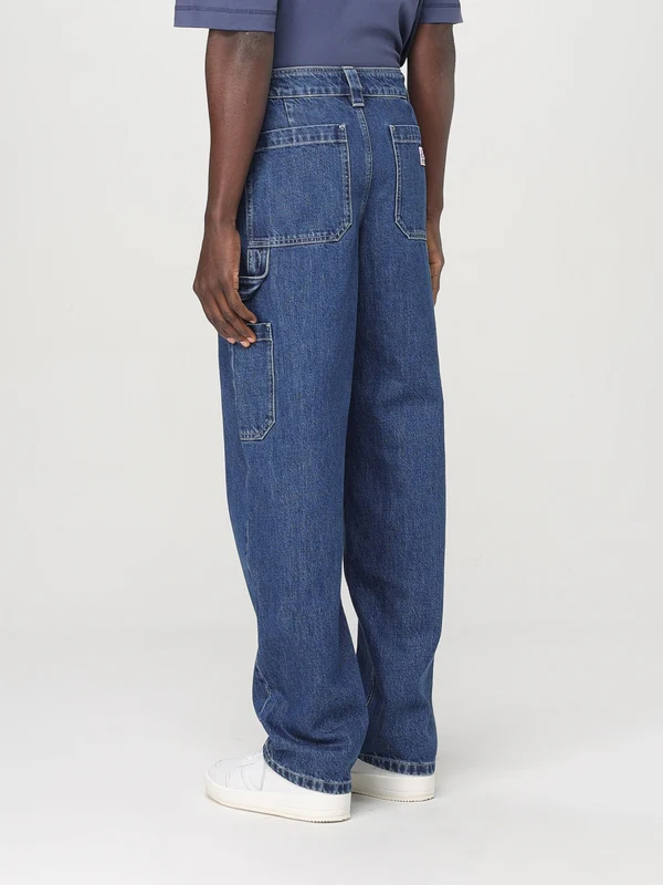 Fergus Back Logo Patch Denim Pants - Image 3