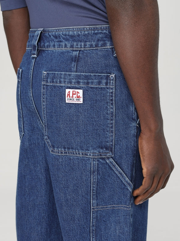 Fergus Back Logo Patch Denim Pants - Image 4