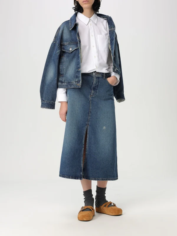 Pocket Detail Denim Trucker Jacket - Image 2