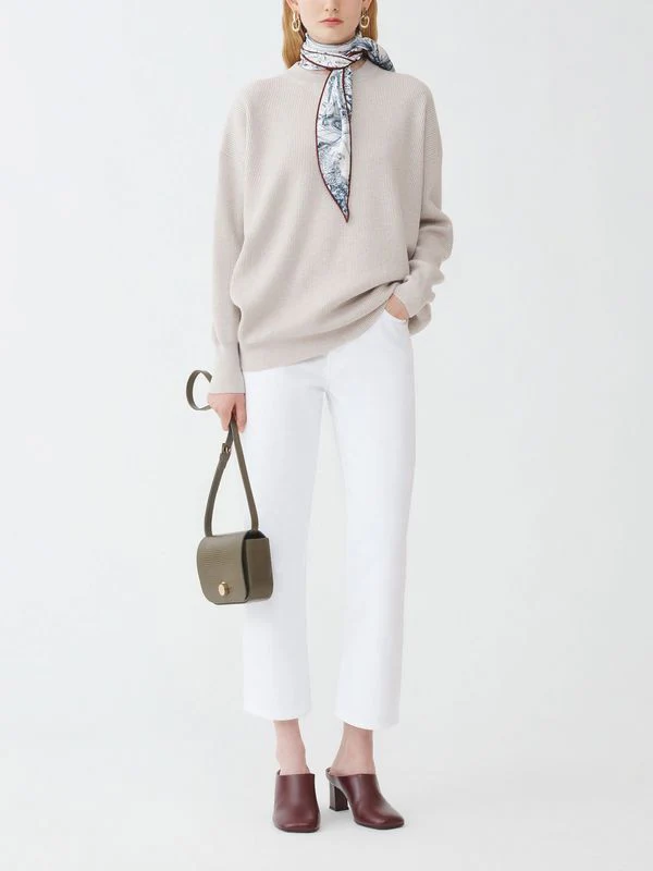 Crewneck Wool Silk Knit - Image 2