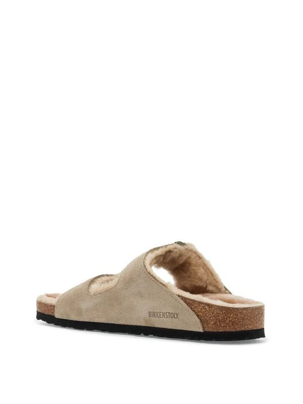 Arizona Shearling Suede Leather Sandals - Image 3