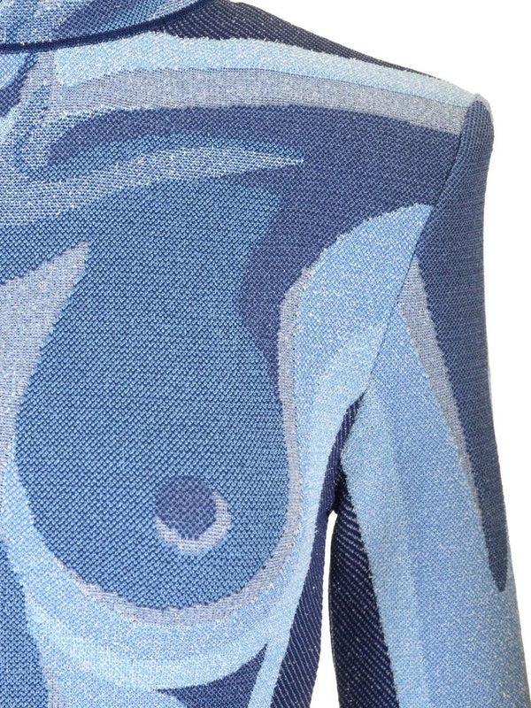 Jacquard knit mini dress Mini Dress - Image 6