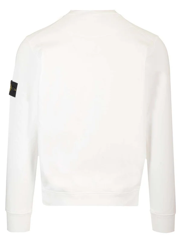 Desert-colored cotton crewneck sweater Sweatshirts - Image 2
