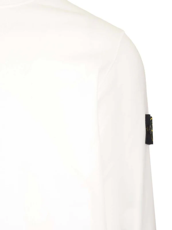 Desert-colored cotton crewneck sweater Sweatshirts - Image 5