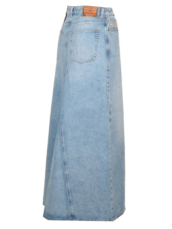 De Pago Denim Long Skirt - Image 3