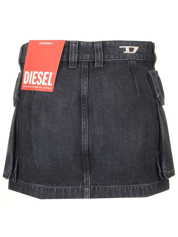 De-Ton Denim Mini Skirt - Image 2