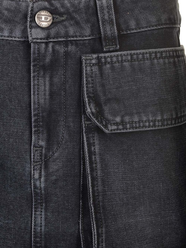 De-Ton Denim Mini Skirt - Image 4