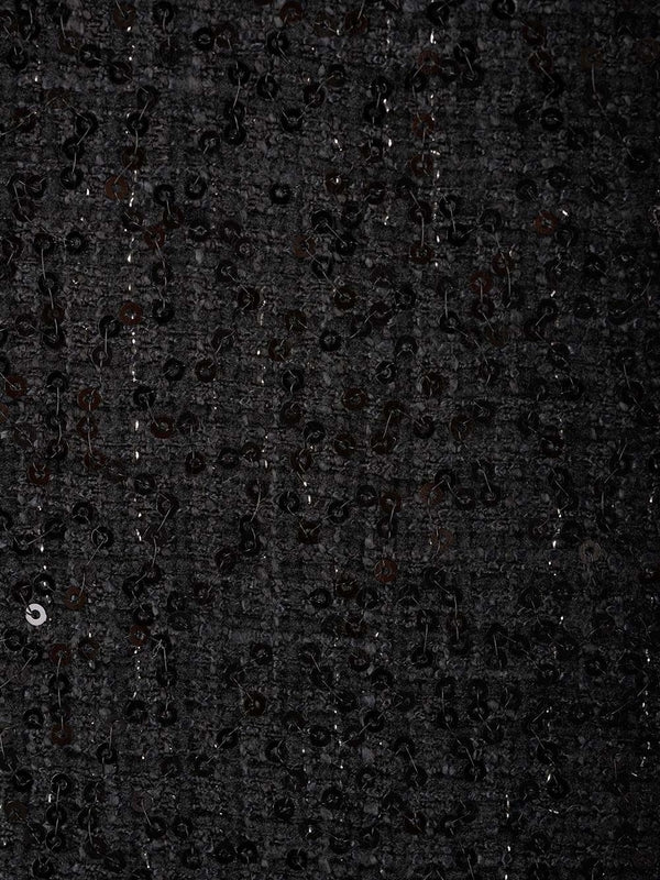Sequin Embellished Bouclé Mini Dress - Image 6