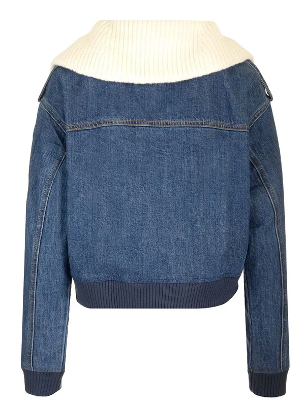 Bomber style denim jacket Jackets - Image 2