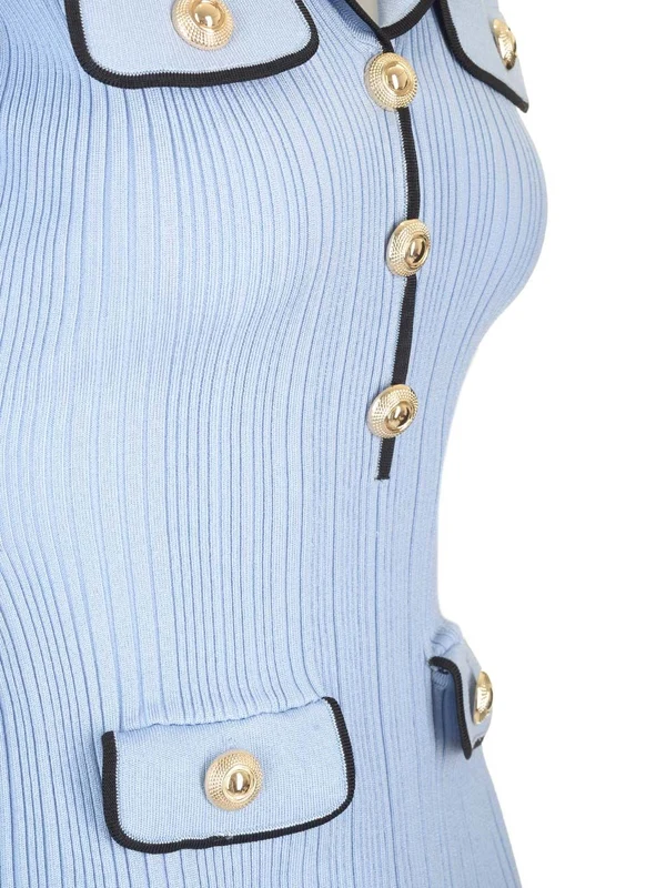 Ribbed knit mini dress Mini Dress - Image 6