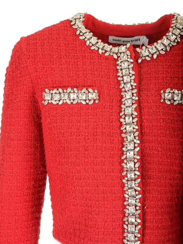 Waffle Knit Cropped Cardigan - Image 4