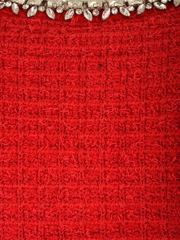 Waffle Knit Cropped Cardigan - Image 5
