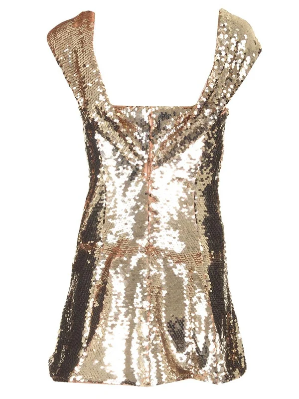 Sequin Off-shoulder Mini Dress - Image 2