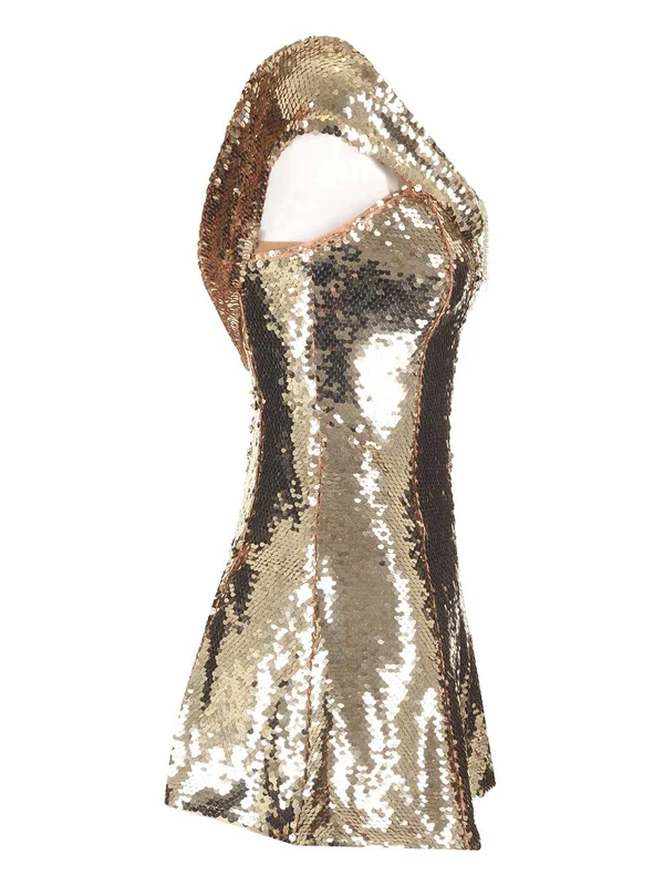 Sequin Off-shoulder Mini Dress - Image 3