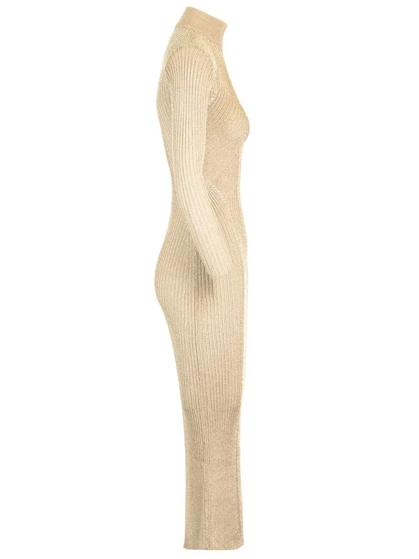 Lurex Knit Dress - Image 3
