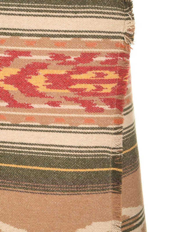 Jacquard Pattern Wrap Skirt - Image 5