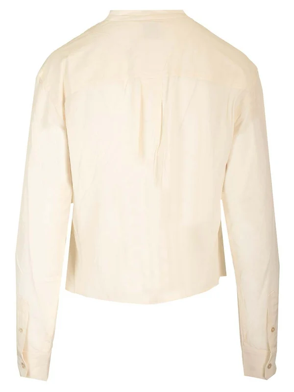 Pleated Ruffle Blouse - Image 2