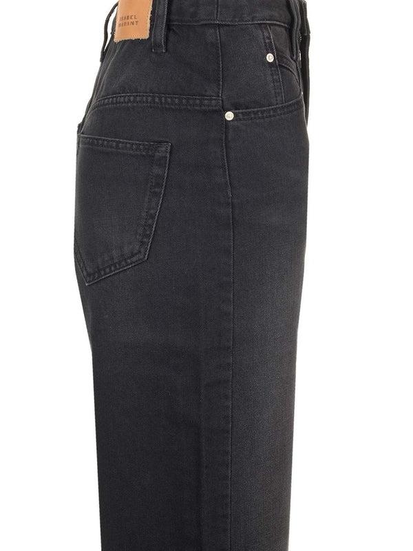 "Lemony" high-waisted jeans Denim Pants - Image 4